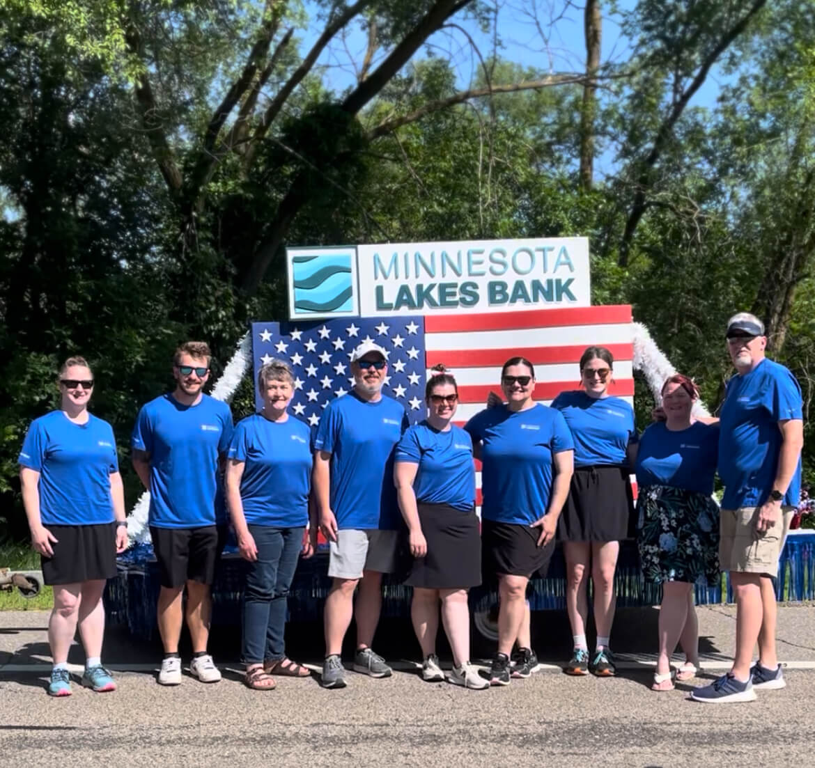 Team MNLB at the Delano 4th of July Parade.